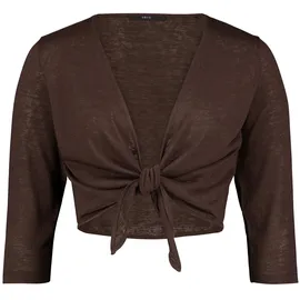 Zero Sweatjacke Damen Chocolate Plum 34