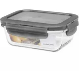 Lind DNA Teedose eckig transparent 15 x 11 x 5,7 cm 0,38 l