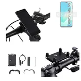 K-S-Trade Smartphone-Halterung für Samsung Galaxy F16 5G, (Handyhalterung das Fahrrad Halter Lenkstange Fahrradhalterung) schwarz