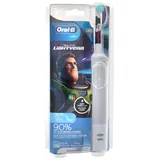 Oral B Oral-B Kids Elektrische Zahnbürste, 1 Disney Buzz L'Éclair Griff, 1 Bürste, ab 3 Jahren