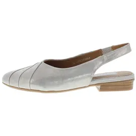 Everybody Brunilde Sling Pumps grau silber Glitzer für Damen, grau, Größe 39 1⁄2 EU