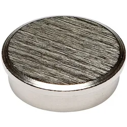 ALCO Superkraftmagnet Neodym Neodym (Nd) 30mm TG 21000 g silber gebürstet