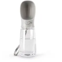 LIONTO Hundetrinkflasche für Unterwegs, grau