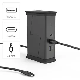 Hama USB-Hub Connect2Office Black, USB-C® Power Delivery