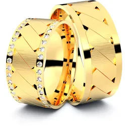 Trauringe Offenburg 585er Gelbgold - 9743