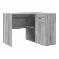 VidaXL Eckschreibtisch Grau Sonoma 102x88x75 cm Spanplatte