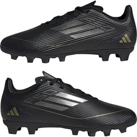 adidas F50 Club Kids FxG Core Black / Iron Metallic / Gold Metallic 30