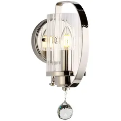 Cassie 1-flammige Wandleuchte - poliertes Nickel