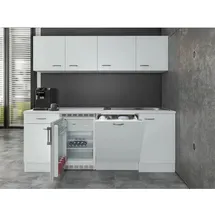 Flex-Well Küchenzeile Wito 210 cm weiß