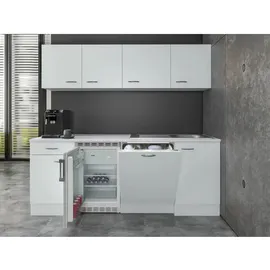 Flex-Well Küchenzeile Wito 210 cm weiß