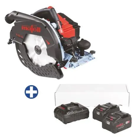 Mafell Akku-Handkreissäge K 85-18 PURE + Power-Set 2: 2x 18 M 99 LiHD + APS M im L-MAX
