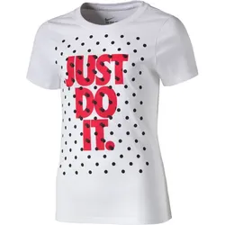 NIKE Kinder T-Shirt JDI SHADOW DOT TD, Weiß, L