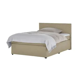 Boxspringbett  Countess , beige , Maße (cm): B: 147 H: 104