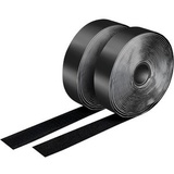 Logilink Klettband-Set, 2er Set, 25 mm x 5 m, schwarz,