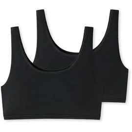 SCHIESSER Uncover Cotton Bustier schwarz S