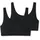 SCHIESSER Uncover Cotton Bustier schwarz S