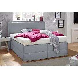 Westfalia Schlafkomfort Boxspringbett 140 x 200 cm H3 Grau