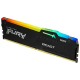 Kingston FURY Beast RGB schwarz DIMM 32GB, DDR5-5600, CL40-40-40, on-die ECC (KF556C40BBA-32)