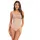 Magic Bodyfashion Shaping-Body MAGIC BODYFASHION, Damen, Gr. S, Cup C, braun (cappuccino), Obermaterial: 85% Polyamid, 15% Elasthan, eng normal, tiefer Rundhals, Bodys, starke Kompression, nahtlos, eng, basic, bequem, weich