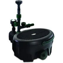 Aqua GArden Inpond 5 in 1 6000 Teich-Komplettsystem mit Pumpe, Filter, UV-Klärer, LED-Licht & Brunnenaufsätzen 6000 l