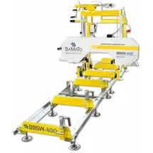 BAMATO Blockbandsäge BBSW-400 mit 3,0 m Rollbahn (400V)