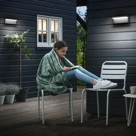 Philips Bustan IR 4000K LED Wandleuchte anthrazit (16483/93/P3)