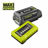 Ryobi Akku-Starterset RY36BK17B-140 36V 4Ah MAX POWER Lithium+ Akku und Ladegerät, Batterie Charger