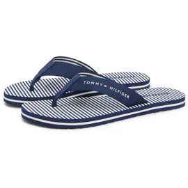 Tommy Hilfiger TH Ithaca Stripe Summer Sandal Navy/Weiß 40