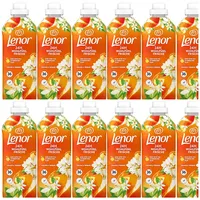 12x756ml Lenor Weichspüler 24H Wohlfühl Frische Orange & Verbene 432WL