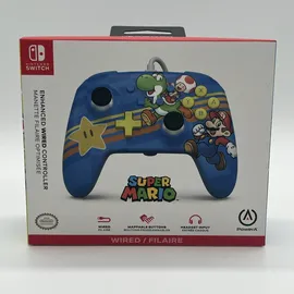 PowerA Mushroom Freunde Controller Blau Nintendo Switch