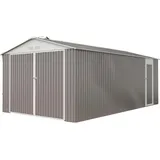 Habitat et Jardin Metallgarage "nevada" Mit Flügeltür - 18,56 M2