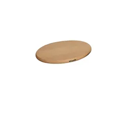 Staub Untersetzer Holz Oval 29 cm