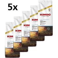 5x  500g Kimbo Espresso Decaffeinato Bohnen | Kaffee | Barista | koffeinfrei