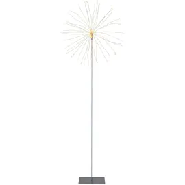Star Trading Deko-Stehleuchte Firework 130 cm Silber