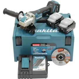 Makita DGA519RTJ inkl. 2 x 5,0 Ah + Makpac