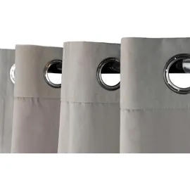 Schöner Wohnen SCHÖNER WOHNEN-Kollektion Vorhang Peachy (1 St), Ösen, blickdicht grau