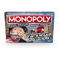 Hasbro Monopoly Schlechte Verlierer, Brettspiel (Französisch, Niederländisch) 8+