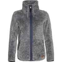 Protest Riri Fleece Mit Durchgehendem Reißverschluss - Dark Grey Melange - S