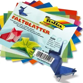 Folia Faltblätter Transparentpapier 10 x 10 cm 500 Blatt