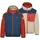 TROLLKIDS Sandvika Wendejacke Desert/Mystic Blue/Red Clay 140