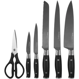 Ninja StaySharp Messerblock mit Schleifer Silber/Schwarz
