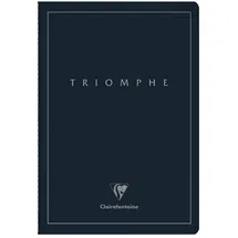 Clairefontaine 37176C - Heft Triomphe PLATINUM, DIN A4, 21x29,7cm, mit Fadenbindung, 48 Blatt liniert, Papier elfenbein 90g, 1 Stück
