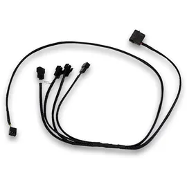 EK Water Blocks EKWB EK-Cable Y-Weiche für 4x 4-Pin-PWM-Lüfter - 80 c