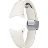 Samsung D-Buckle Hybrid Eco-Leather Band (Slim, S/M) für die Galaxy Watch-Serie - Cream