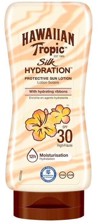 Hawaiian Tropic Silk Hydration Protective Sun Lotion Sonnencreme LSF 30 180 ml