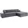 DOMO collection Ecksofa »NMoric XXL, B/T/H: 300/172/80cm, L-Form«, wahlweise mit Bettfunktion und Armlehnverstellung grau