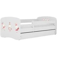 raumhirsch furniture Kinderbett 80 x 160 cm Holzwerkstoff weiß
