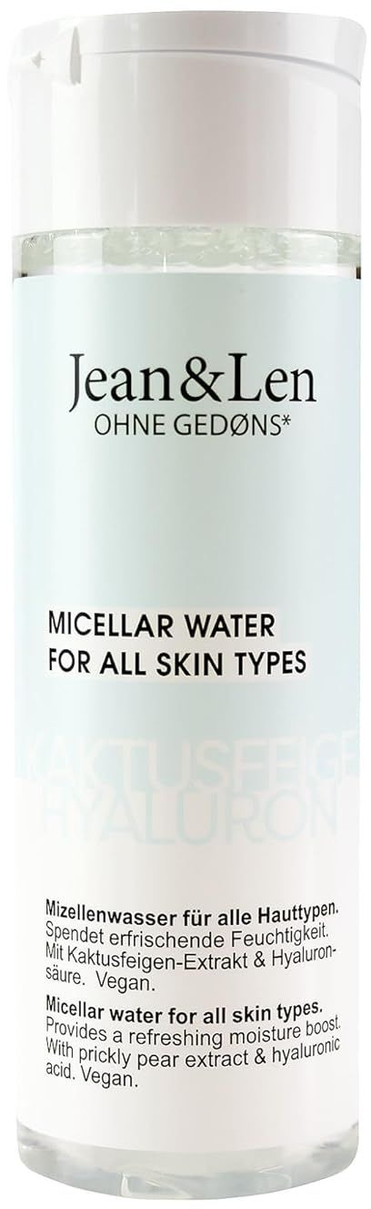 Jean & Len Feuchtigkeitsspendendes Mizellenwasser Kaktusfeige Hyaluron 200 ml