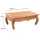 DESIGN DELIGHTS Opiumtisch Honigfarben Mahagoni 100 x 60 x 41 cm