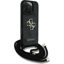 GUESS iPhone 16 Pro Crossbody Case schwarz